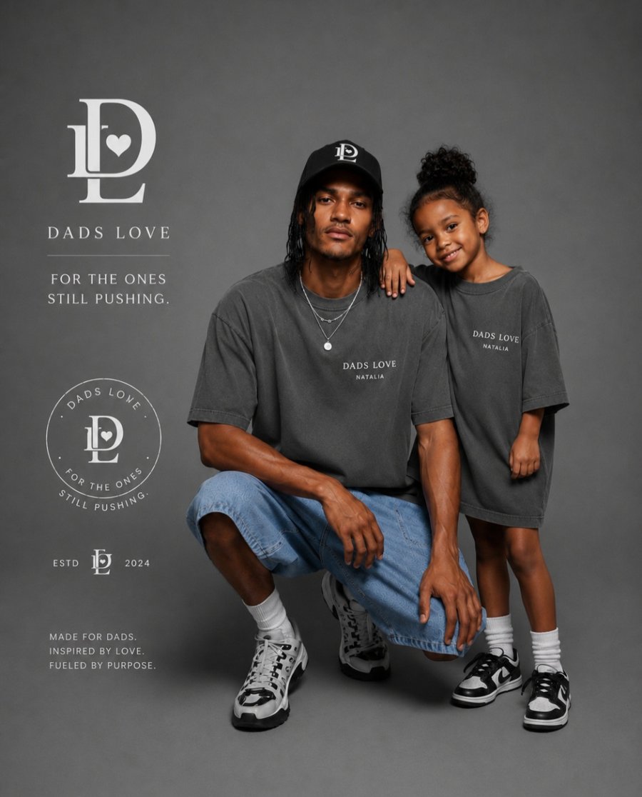 Dads Love Clothing campaign photo