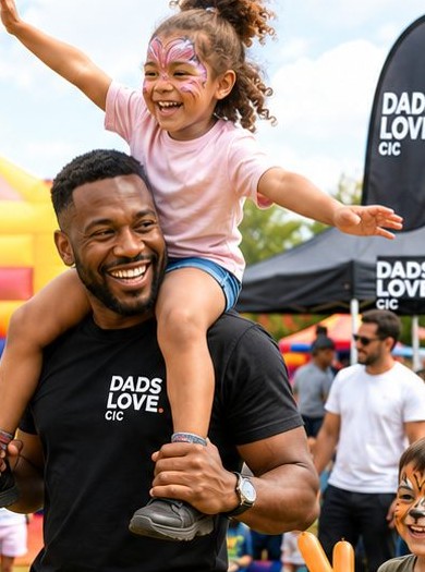 Dads Love CIC family fun day with fathers and children