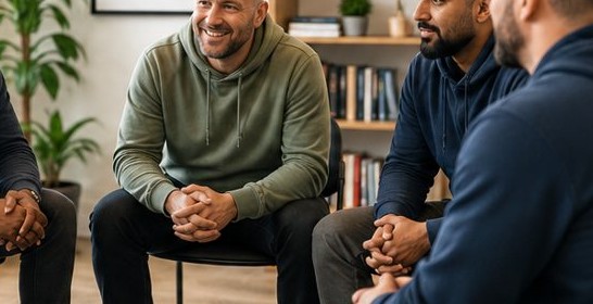 Dads Love CIC peer support group session